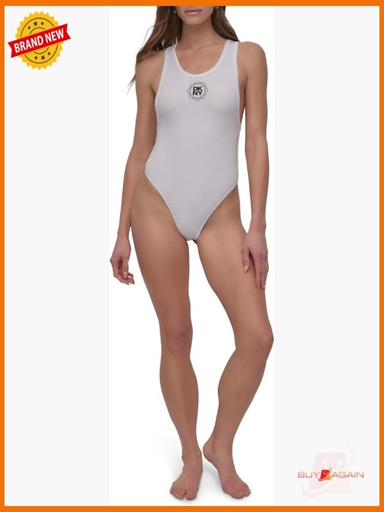 Other - Sleeveless Scoop Neck Logo Bodysuit